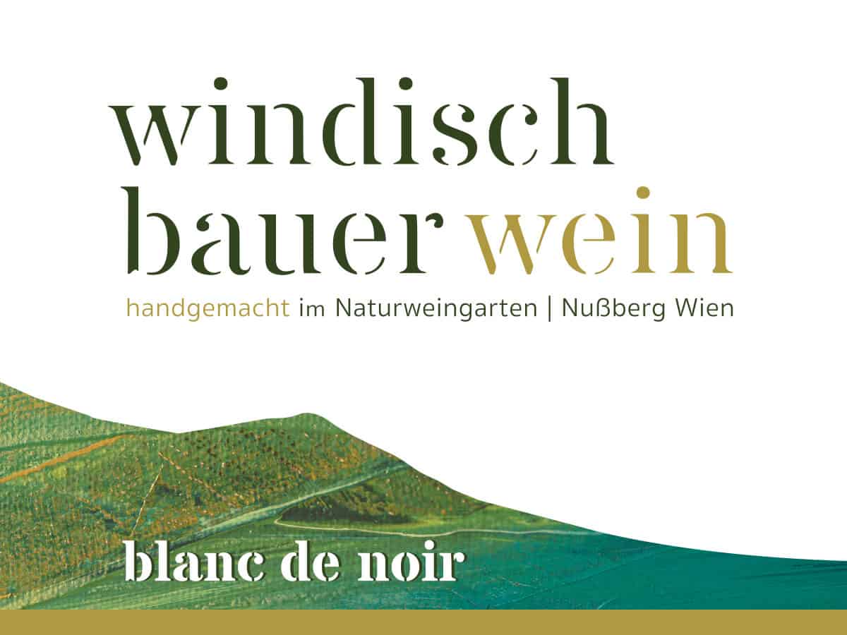 Aus dem Naturweingarten:  Blanc de Noir - Windischbauer Wein  
