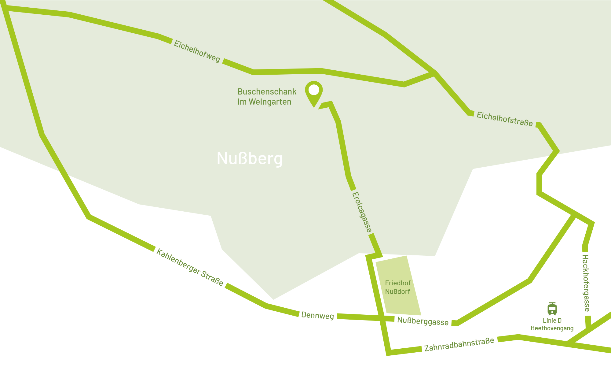 Lageplan Buschenschank am Nußberg